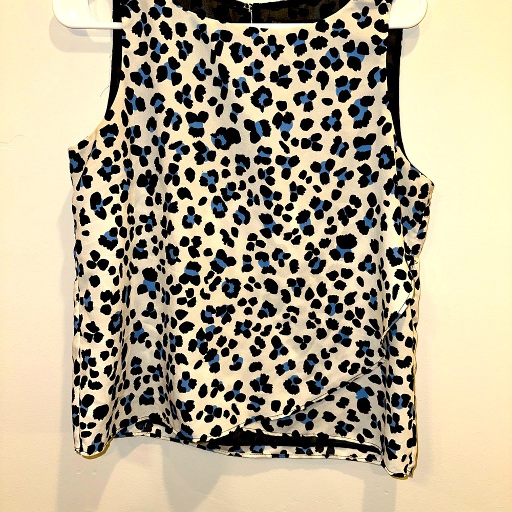 Zara Animal Cheetah Print Tank Medium
